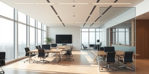 Divisórias personalizadas em acrílico para ambientes corporativos