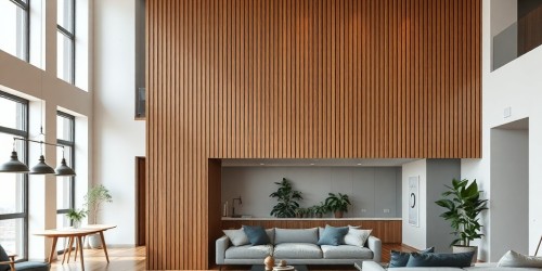 Divisórias ripadas em projetos residenciais e comerciais