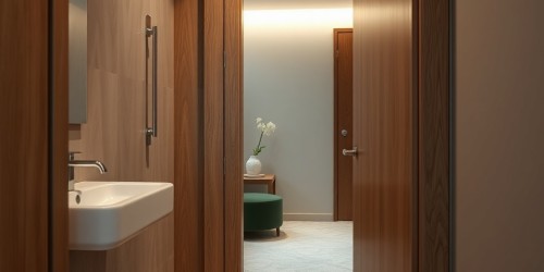 Elegância e privacidade com portas usinadas para quartos