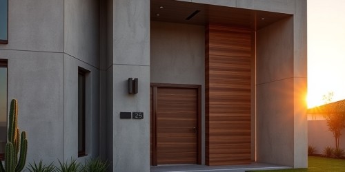 Entradas residenciais com design diferenciado em ACM