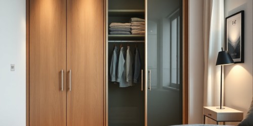 Guarda-roupas planejados com portas de correr: praticidade e estilo