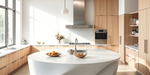 Pia Esculpida em Corian: Por que se tornou o padrão de luxo nas cozinhas modernas