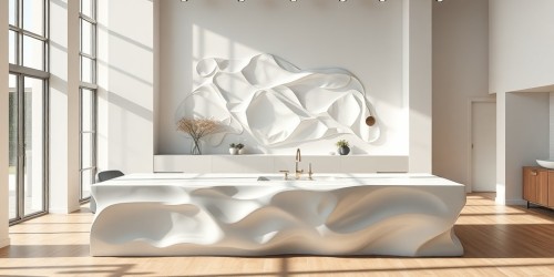 Pia esculpida em corian: quando vale a pena escolher esse tipo de solução