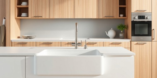 Por que a cuba farm sink em corian é a escolha perfeita para cozinhas modernas