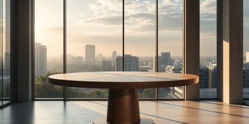 Por que arquitetos estão apostando em mesas redondas sob medida