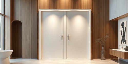 Integração de design e tecnologia em portas de ACM