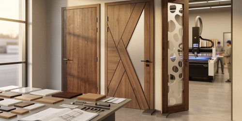 Design em portas de madeira personalizadas