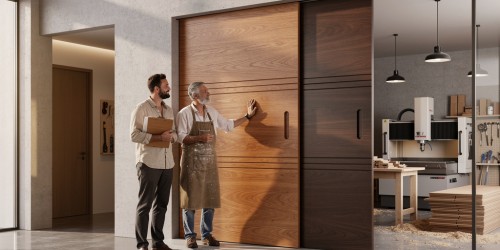 Portas de madeira personalizadas para projetos arquitetônicos