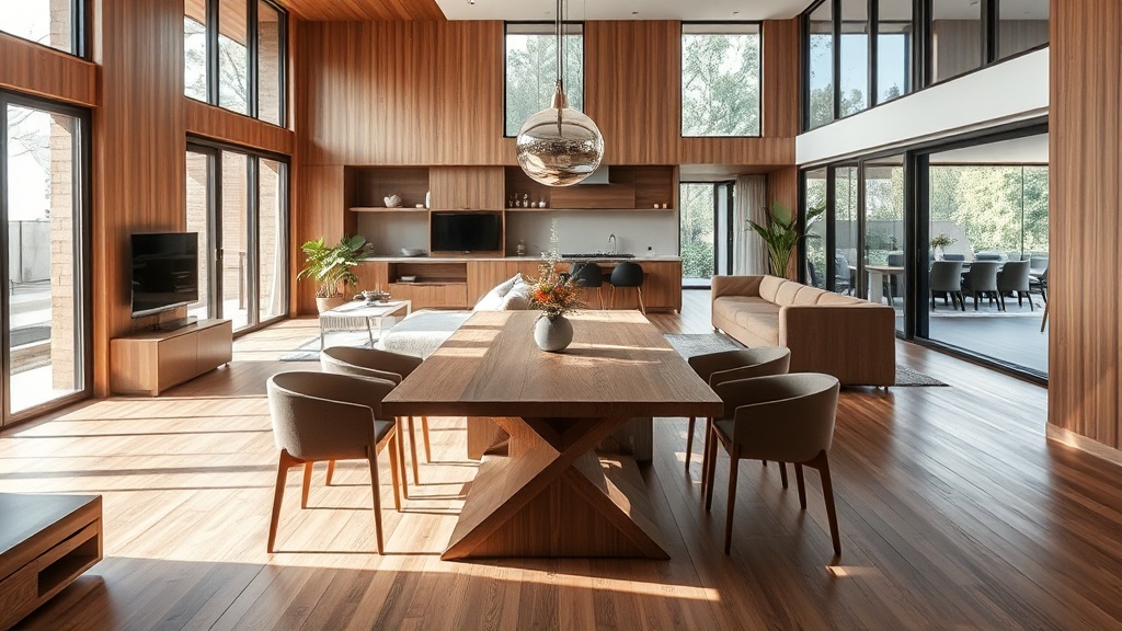 Materiais que fazem a diferença: madeira, acrílico e Corian® em harmonia
