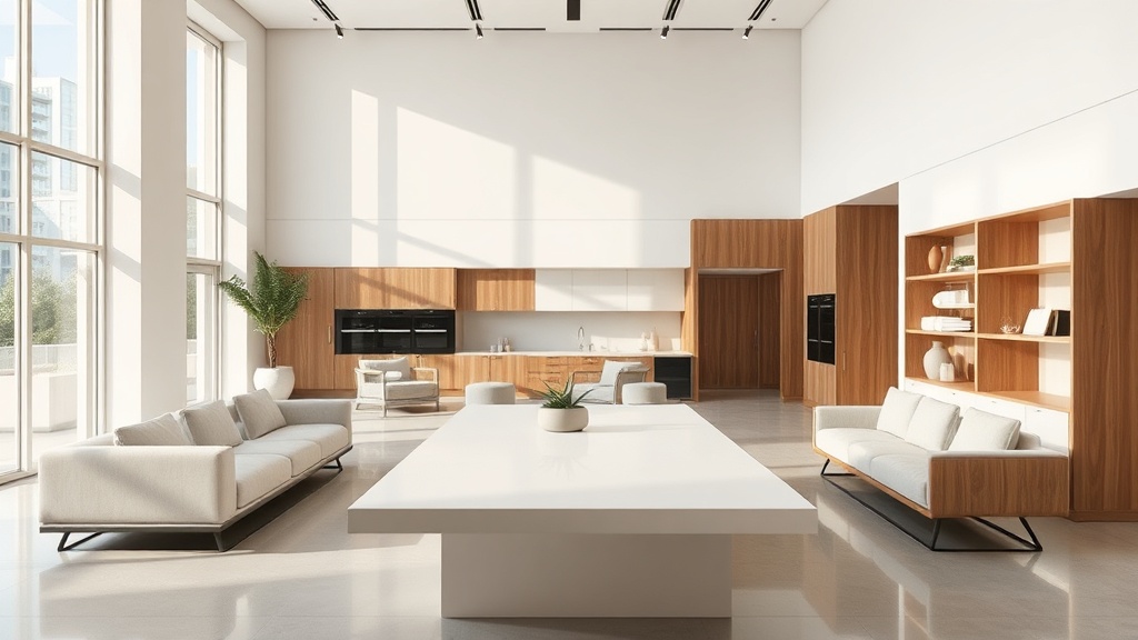 Materiais que elevam o resultado: madeira, acrílico e Corian®