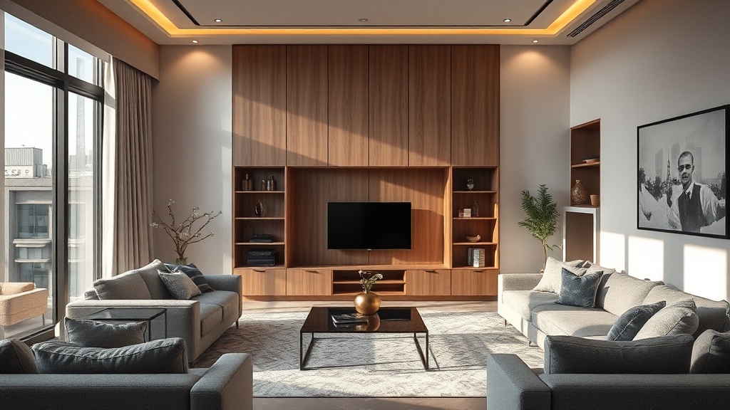 Tendências que valorizam racks e decoração contemporânea