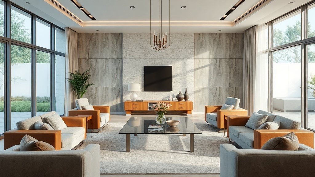 Tendências que favorecem o acrílico e as formas orgânicas