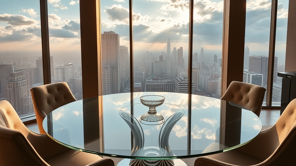 O que torna as mesas redondas em acrílico tão especiais