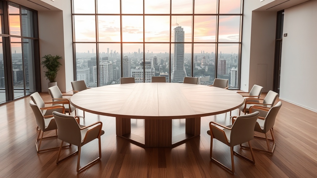 Tendências que elevam as mesas redondas modernas