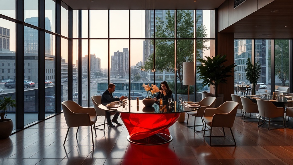 O encanto das mesas redondas em acrílico na sua decoração