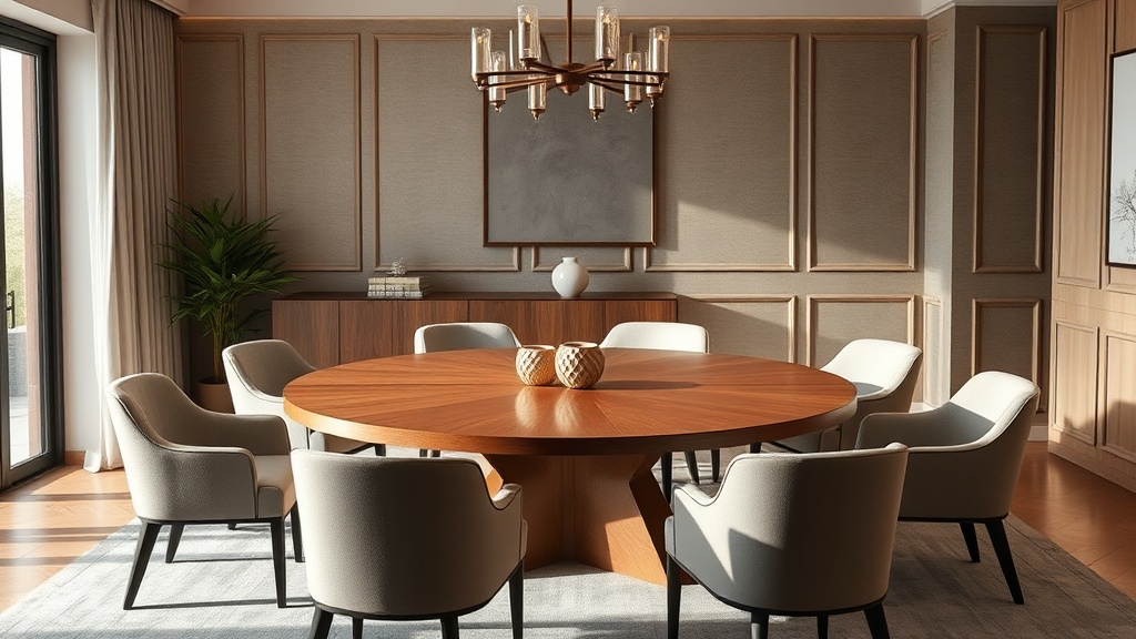 O que torna uma mesa redonda sob medida tão desejada