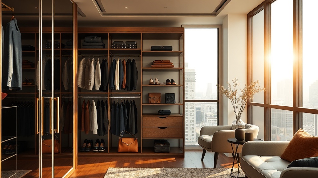 Equilíbrio ideal em guarda-roupas planejados: design e função