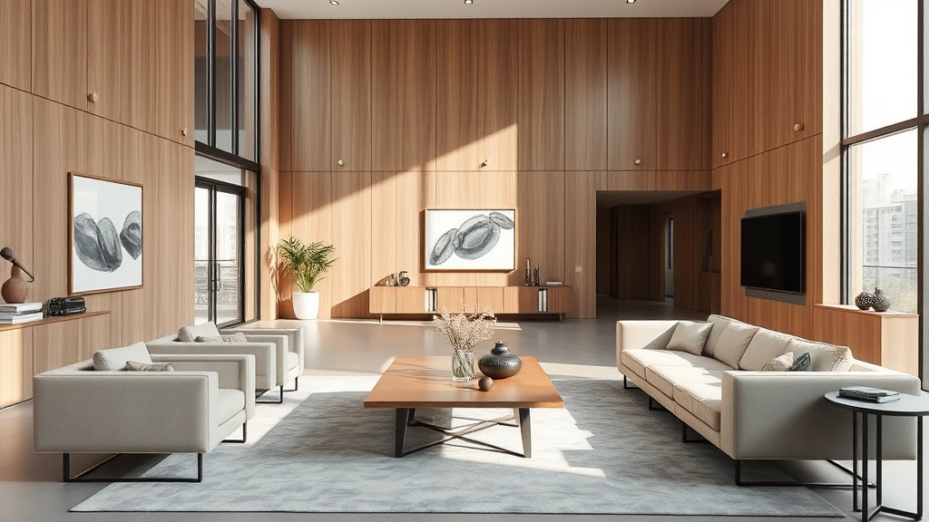 Tendências atuais para guarda-roupas, acabamentos e organização