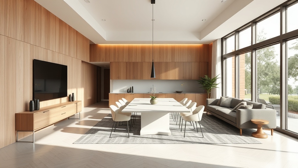 Tendências que guiam escolhas: superfícies contínuas, curvas suaves e mistura de materiais