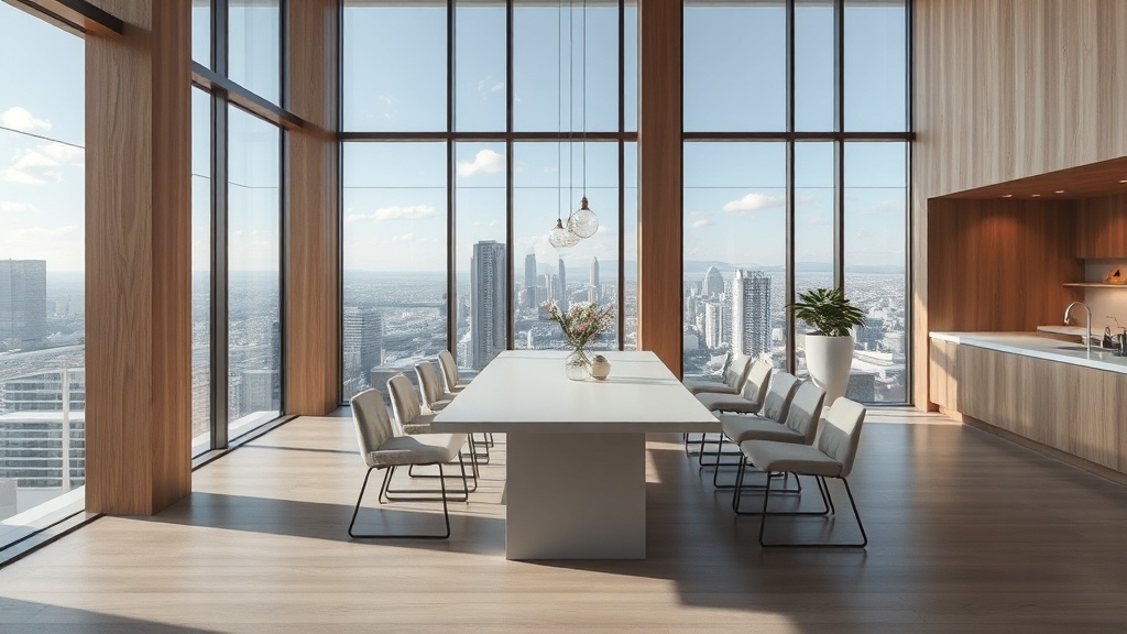 Materiais e tecnologias: madeira, acrílico e Corian com processos de ponta