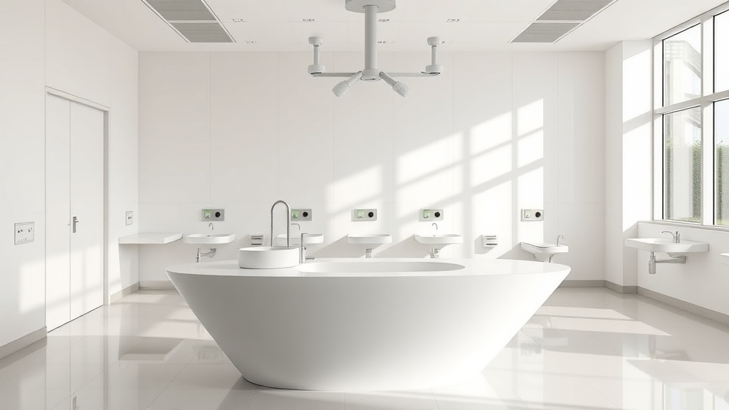 Corian em bancadas clínicas: resistência, assepsia e design em harmonia