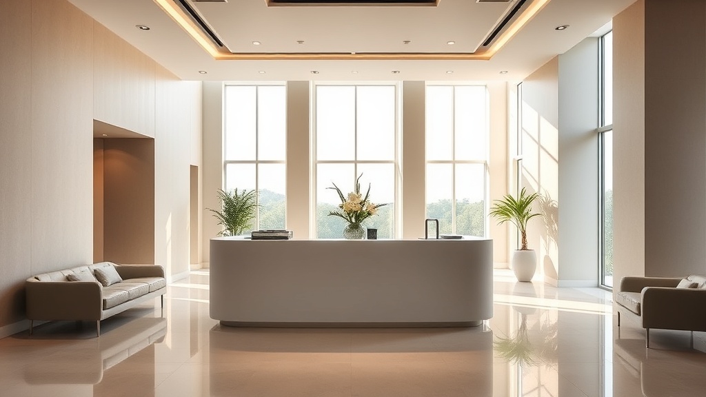 Recepções que acolhem com tecnologia: o papel do Corian®