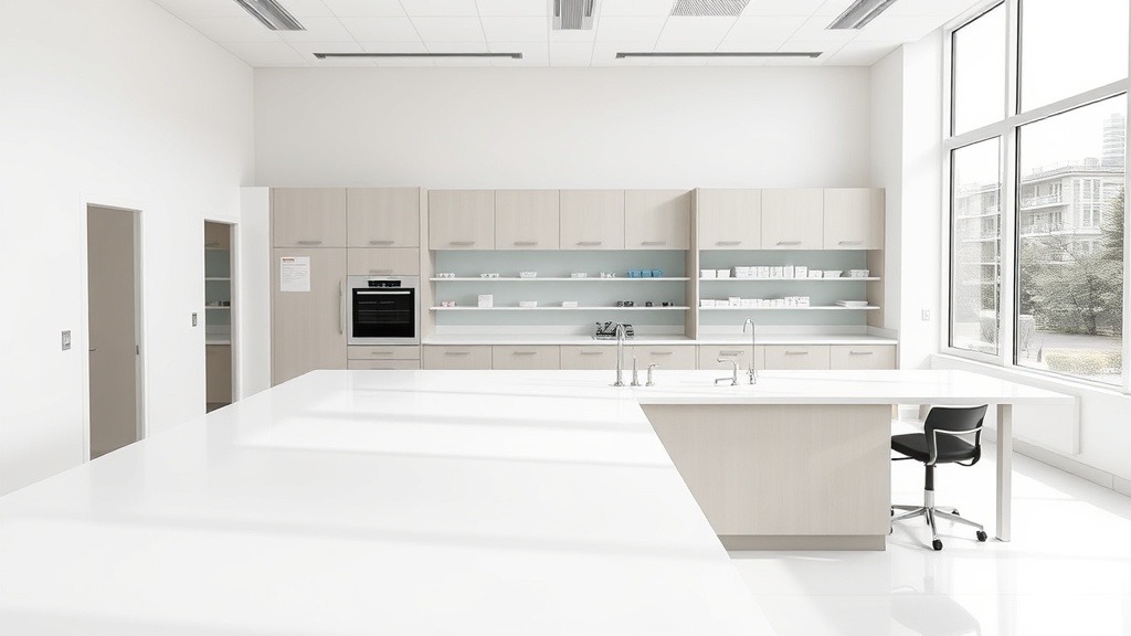 Entendendo Corian e granito em ambientes laboratoriais