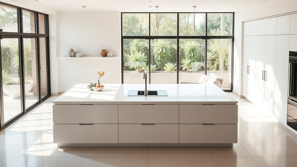 Tendências que valorizam bancadas: continuidade visual, superfícies sólidas e estética sensorial