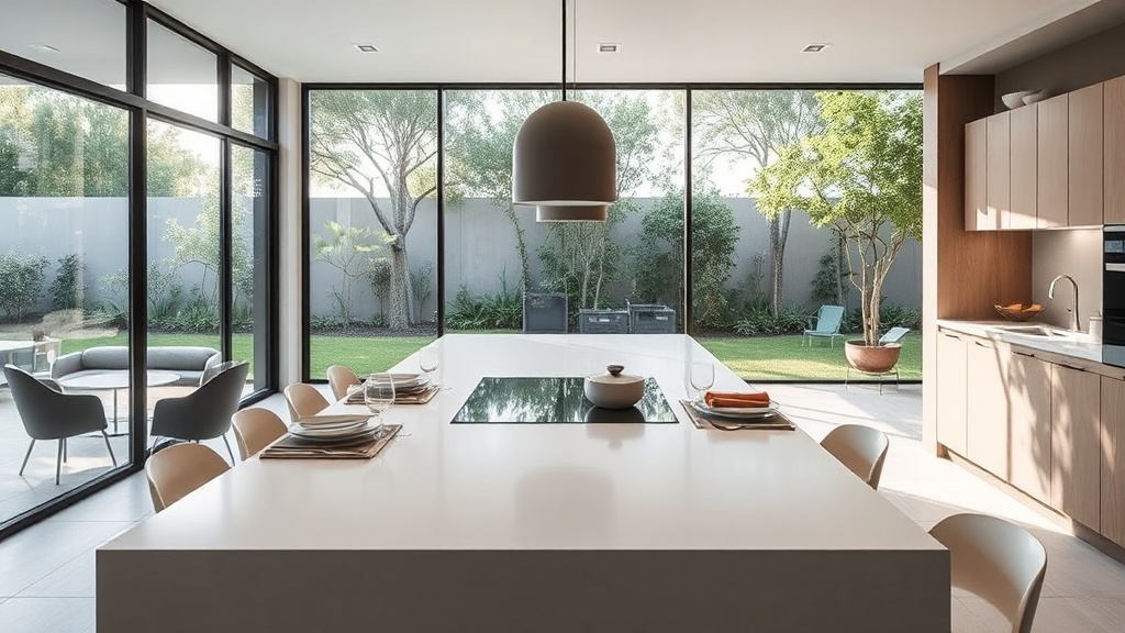 Tendências que valorizam superfícies contínuas, higiene e minimalismo inteligente