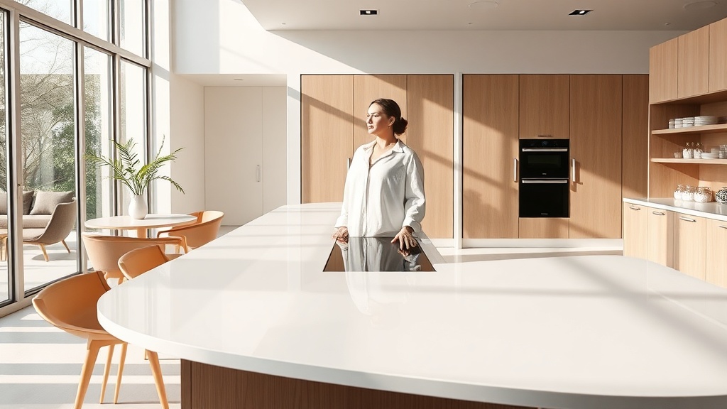 Tendências de 2025 para superfícies e pias esculpidas