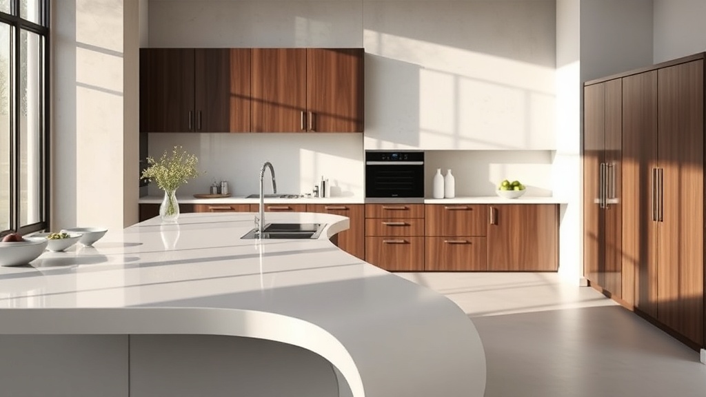 Tendências: superfícies contínuas, curvas suaves e peças integradas