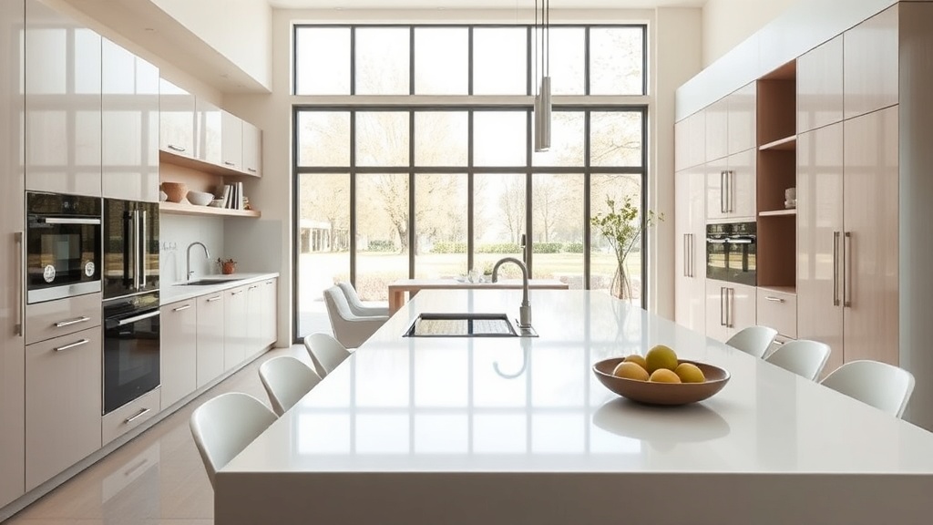 Tendências que elevam cozinhas: minimalismo funcional, integração e materiais inteligentes