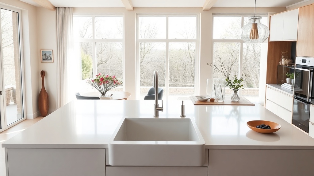 Como planejar sua cozinha com farm sink em Corian: um passo a passo prático