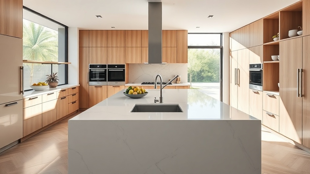 Tendências que valorizam farm sinks: texturas acetinadas, veios sutis e espessuras protagonistas