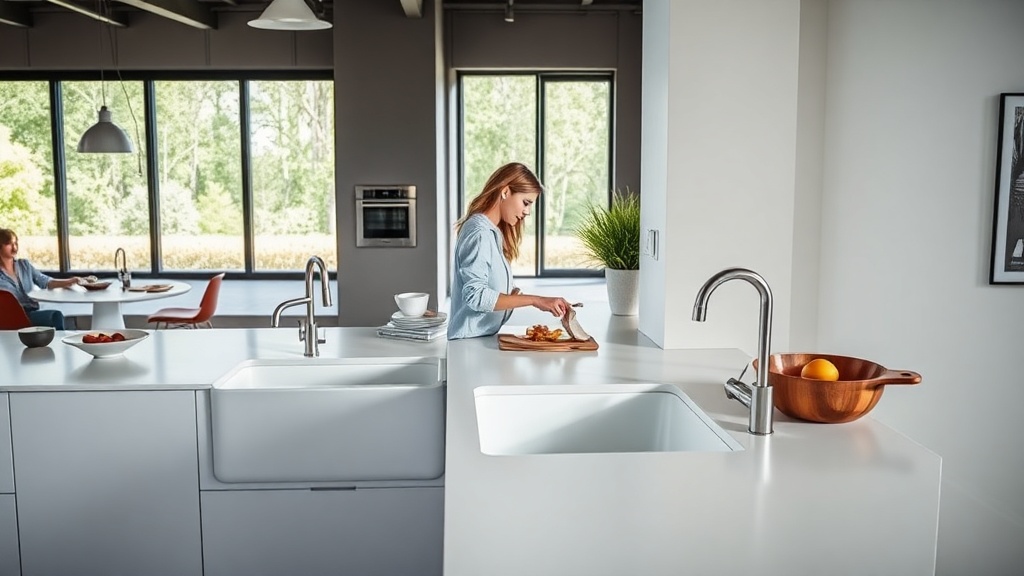 Entenda a farm sink em Corian® e seu impacto no dia a dia