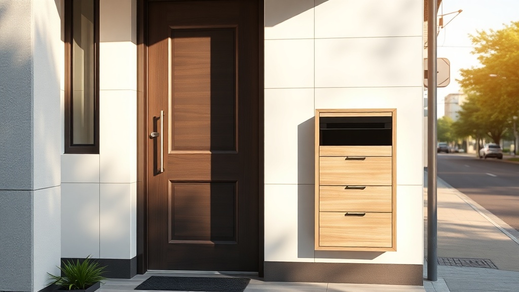 Tendências para caixas de correio: minimalismo funcional e personalização