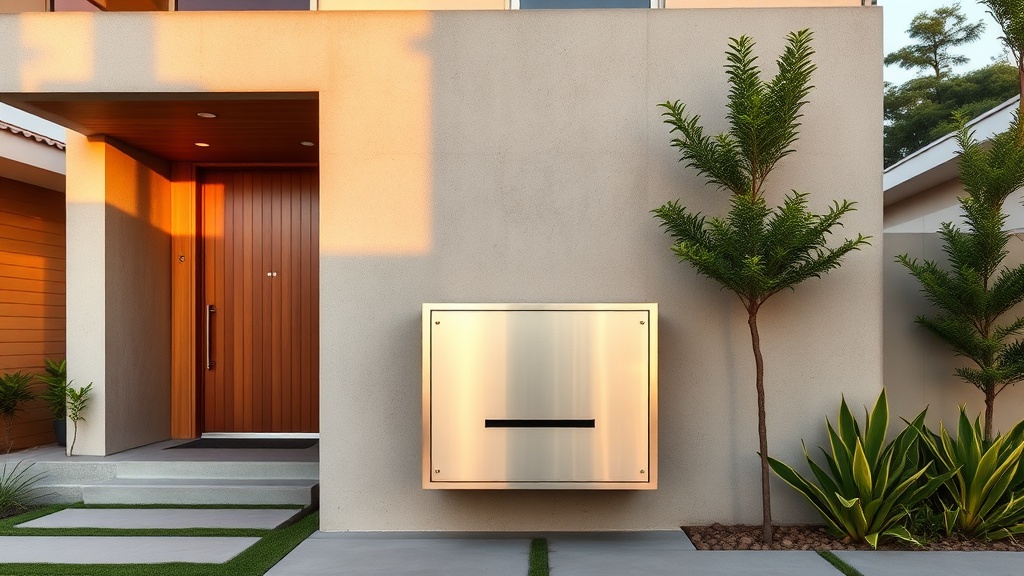 Visualize o conjunto: harmonizando caixa de correio e arquitetura