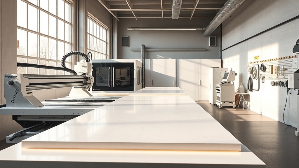 Entendendo a usinagem de cubas integradas em Corian