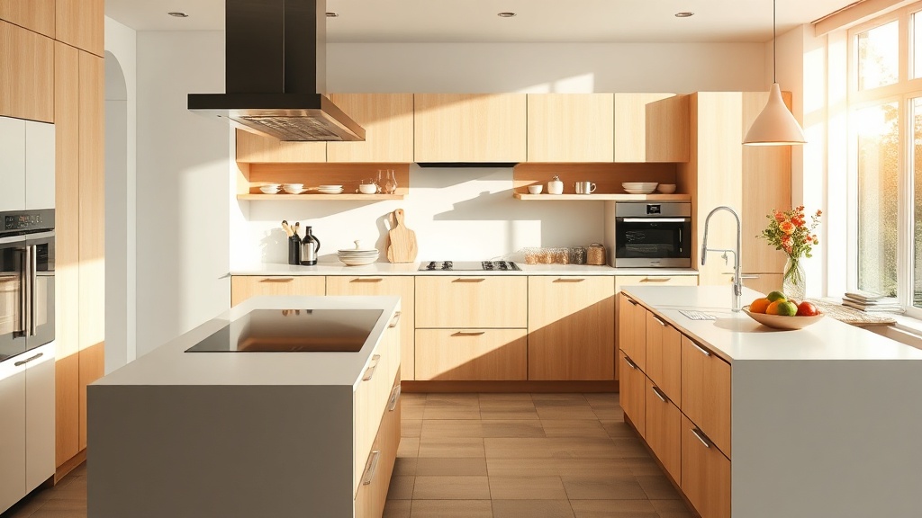 Tendências atuais para cozinhas com superfície sólida