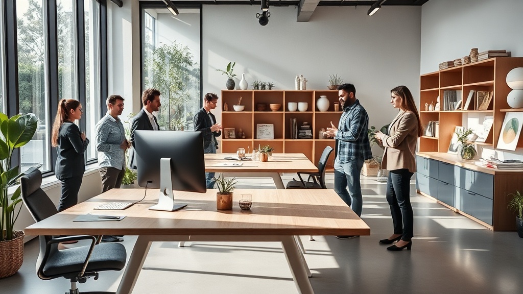 Tendências em móveis e superfícies: beleza que encontra tecnologia