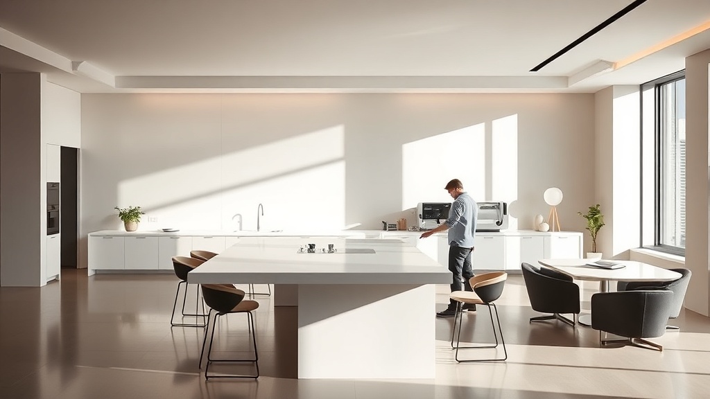 Tendências atuais: superfícies contínuas, curvas orgânicas e materiais inteligentes