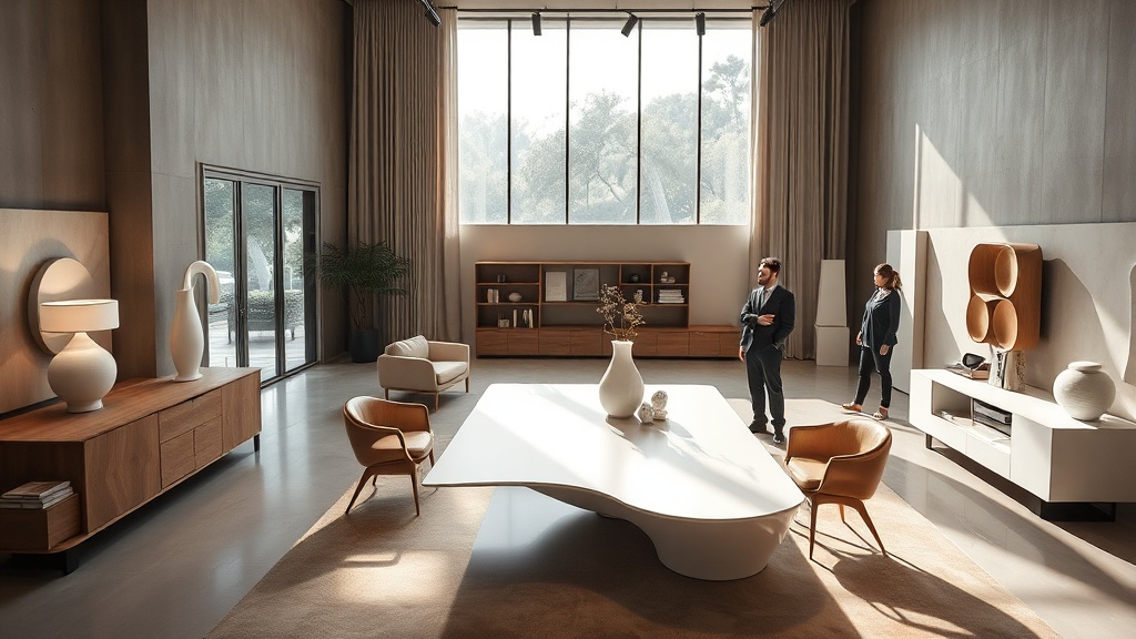 Tendências atuais: formas orgânicas e superfícies esculpidas