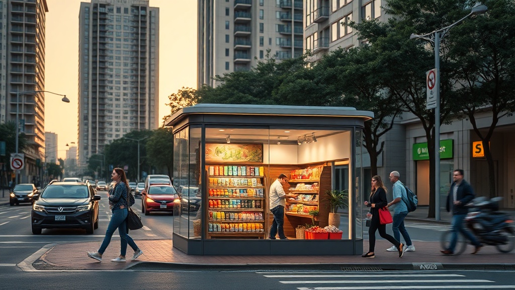 Quiosque pequeno, grande estratégia: entendendo o formato