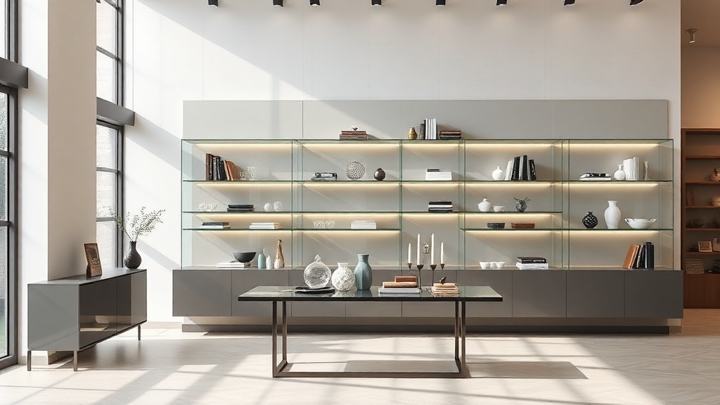 O que são prateleiras de acrílico sob medida e onde fazem diferença