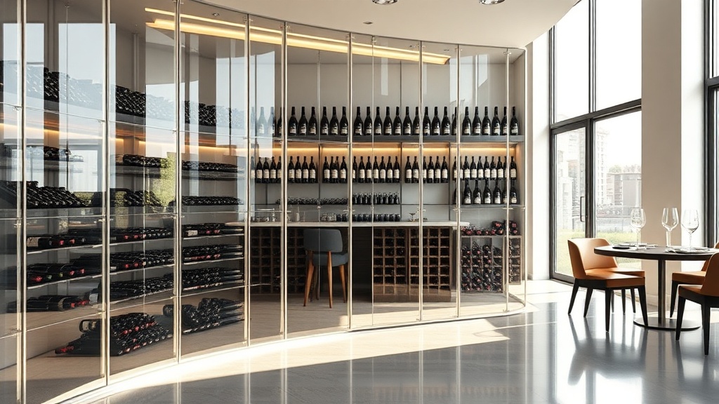 O que é uma adega de vinho em acrílico e por que ela encanta