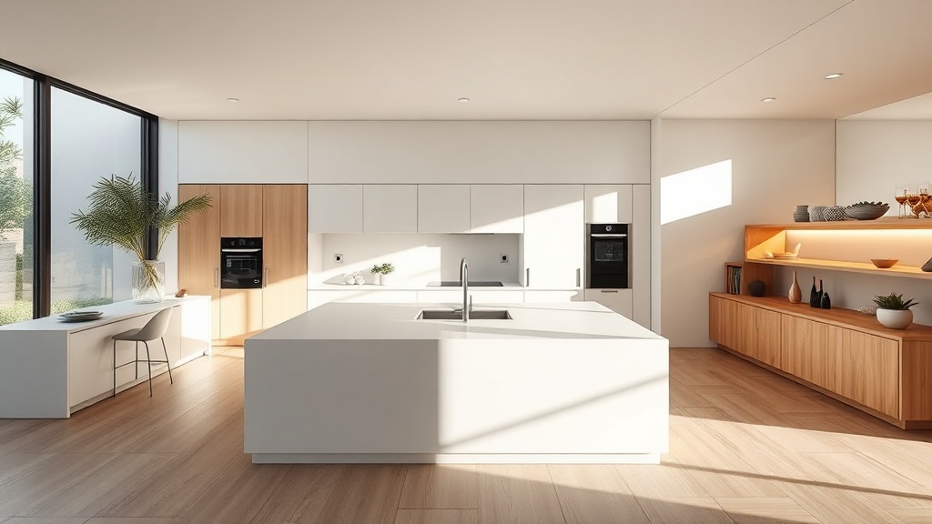 O que é uma ilha de cozinha integrada e quando ela faz sentido