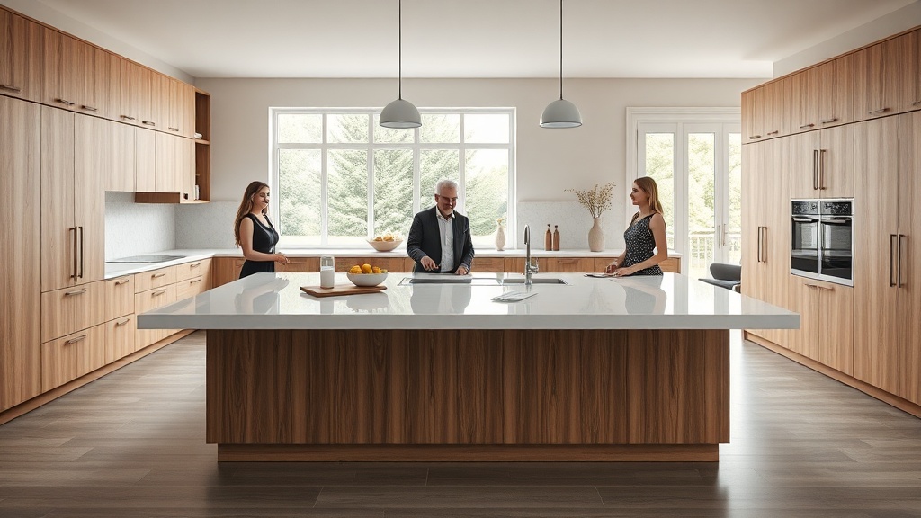 O que torna a ilha planejada o centro da cozinha