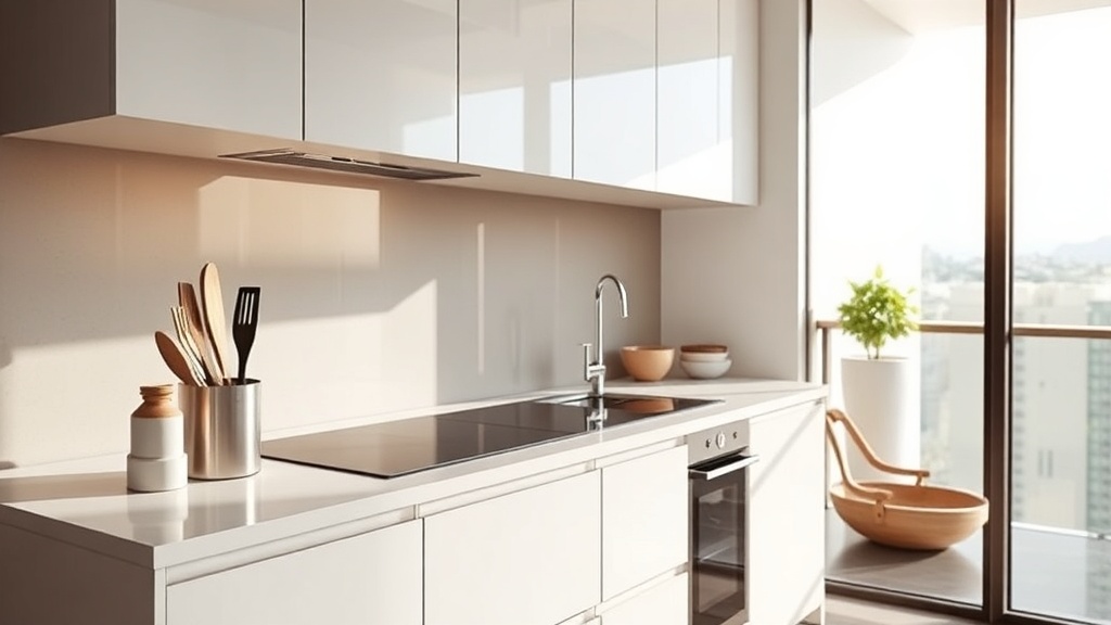 Balcões sob medida: o coração funcional da cozinha compacta