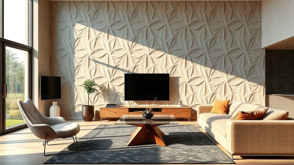 Texturas que criam profundidade: o que é revestimento 3D?