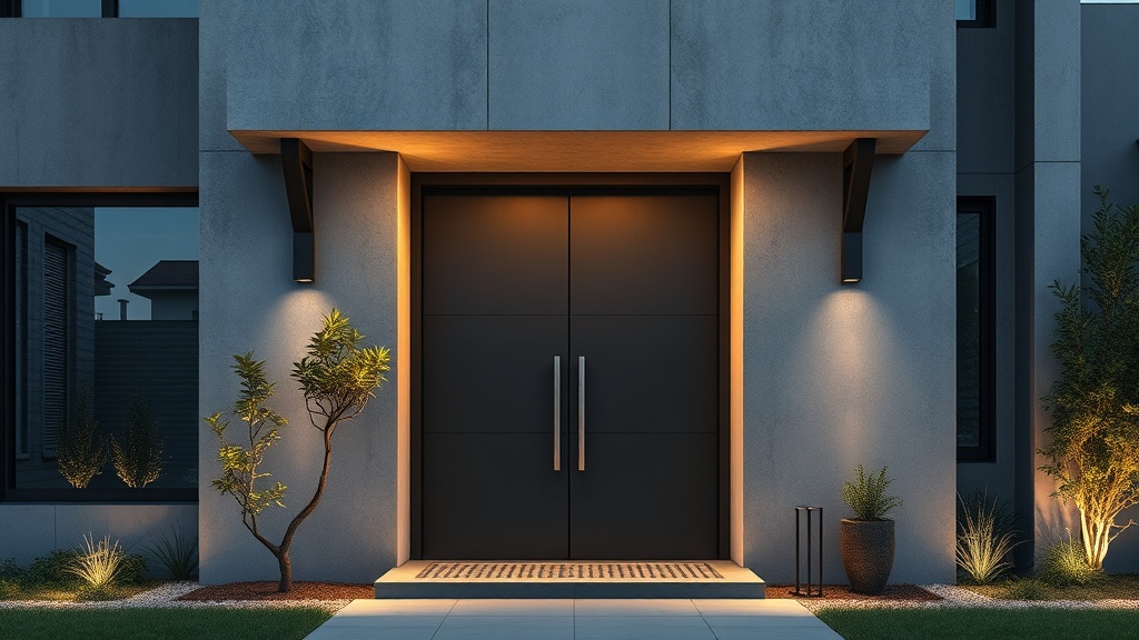 Tendências que estão moldando as portas de entrada e fachadas